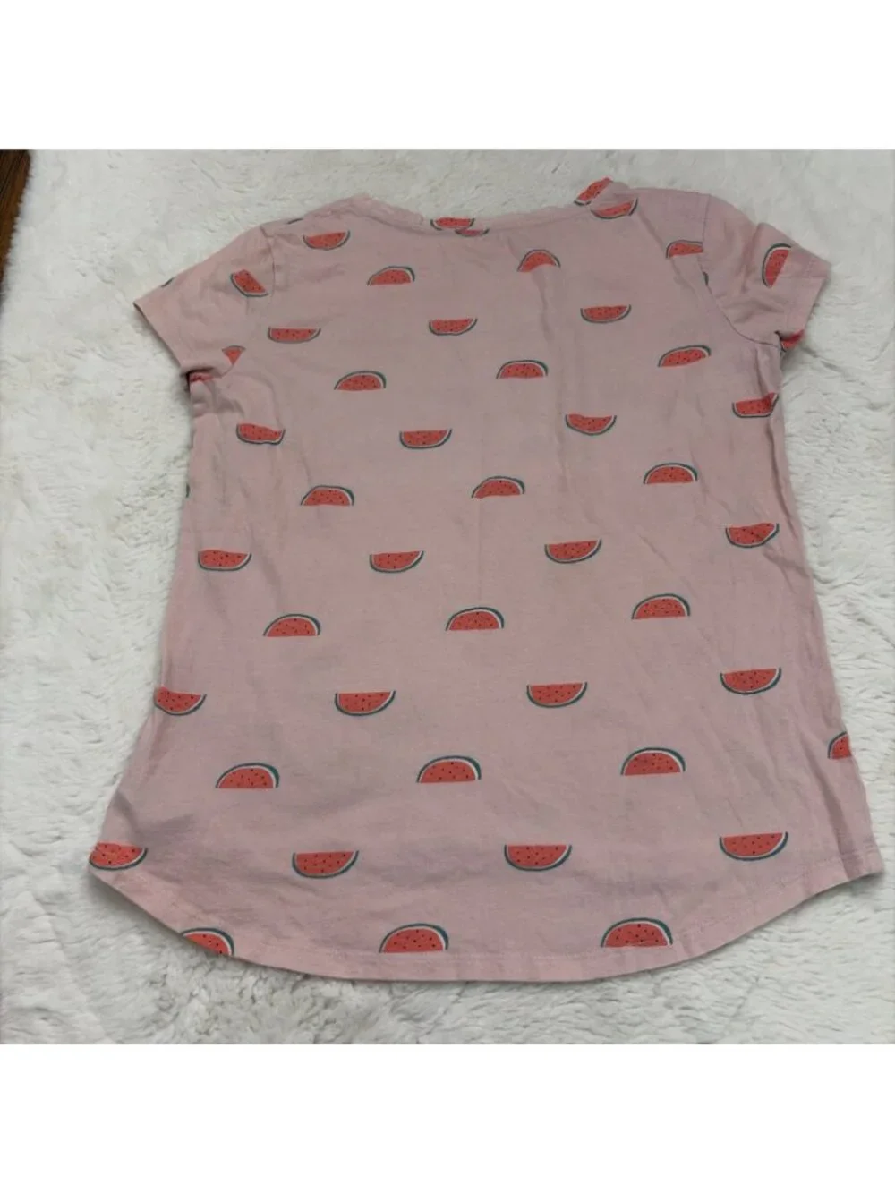 Old Navy Girls Softest Tee XL 14 Pink Watermelon